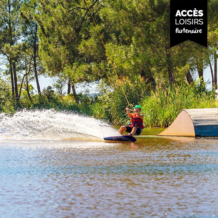 vacances sport lacanau wakeboard pole glisse